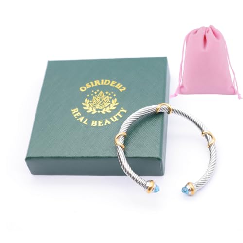 OSIRIDEH2 Multifunctional Twisted Cable Bracelets for Women - Perfect for Casual Wear
| OSIRIDEH2 Trendy Multifunctiona