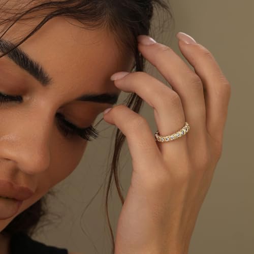 Leaocean Gold CZ Wedding Band Rings For Women
Leaocean Cubic Zirconia Rings For Women
Leaocean Simulated Diamond Stackab