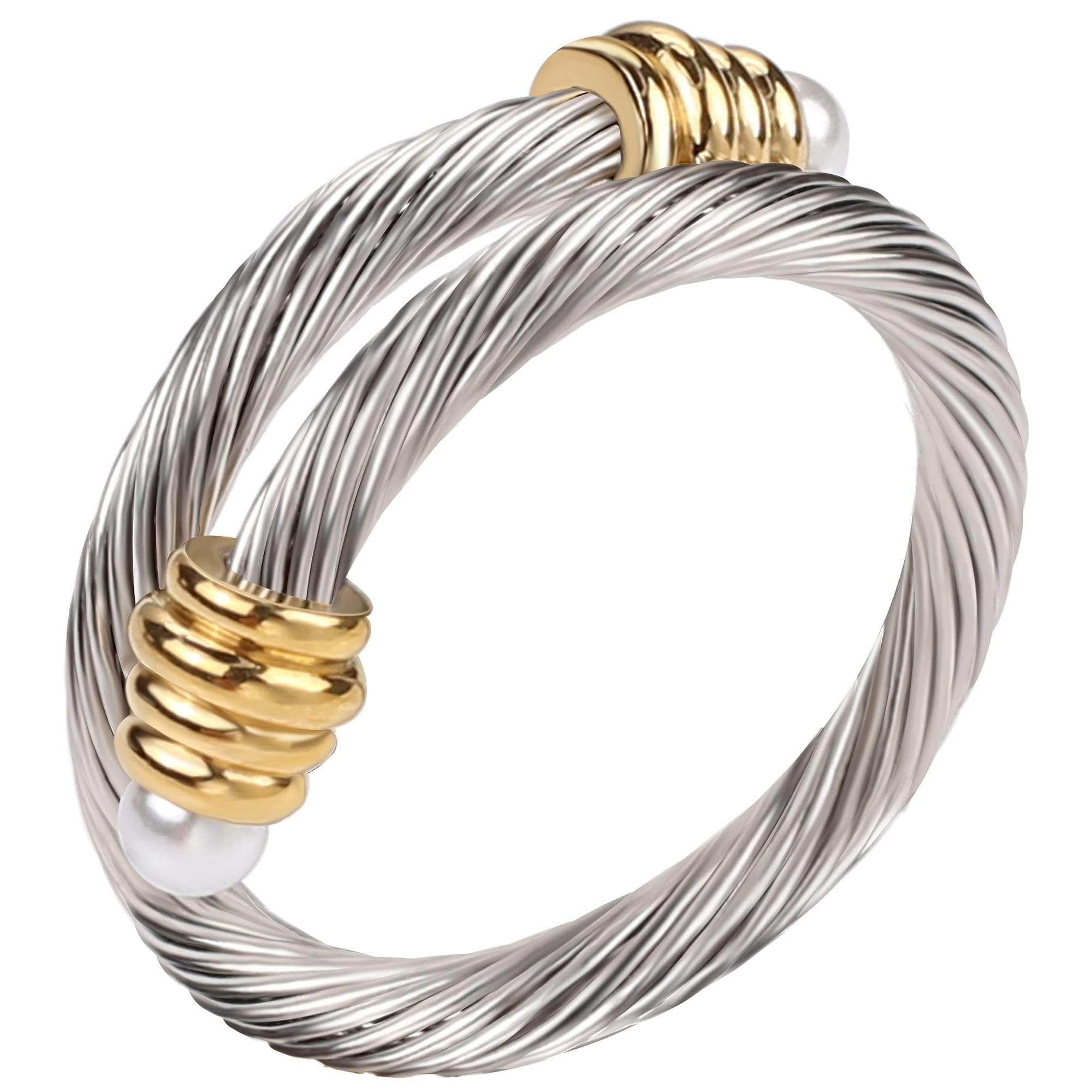 Dorriss Vintage Twisted Open Ring for Women Stainless Steel Jewelry Adjustable with Gift Box
Dorriss Vintage Twisted Ope