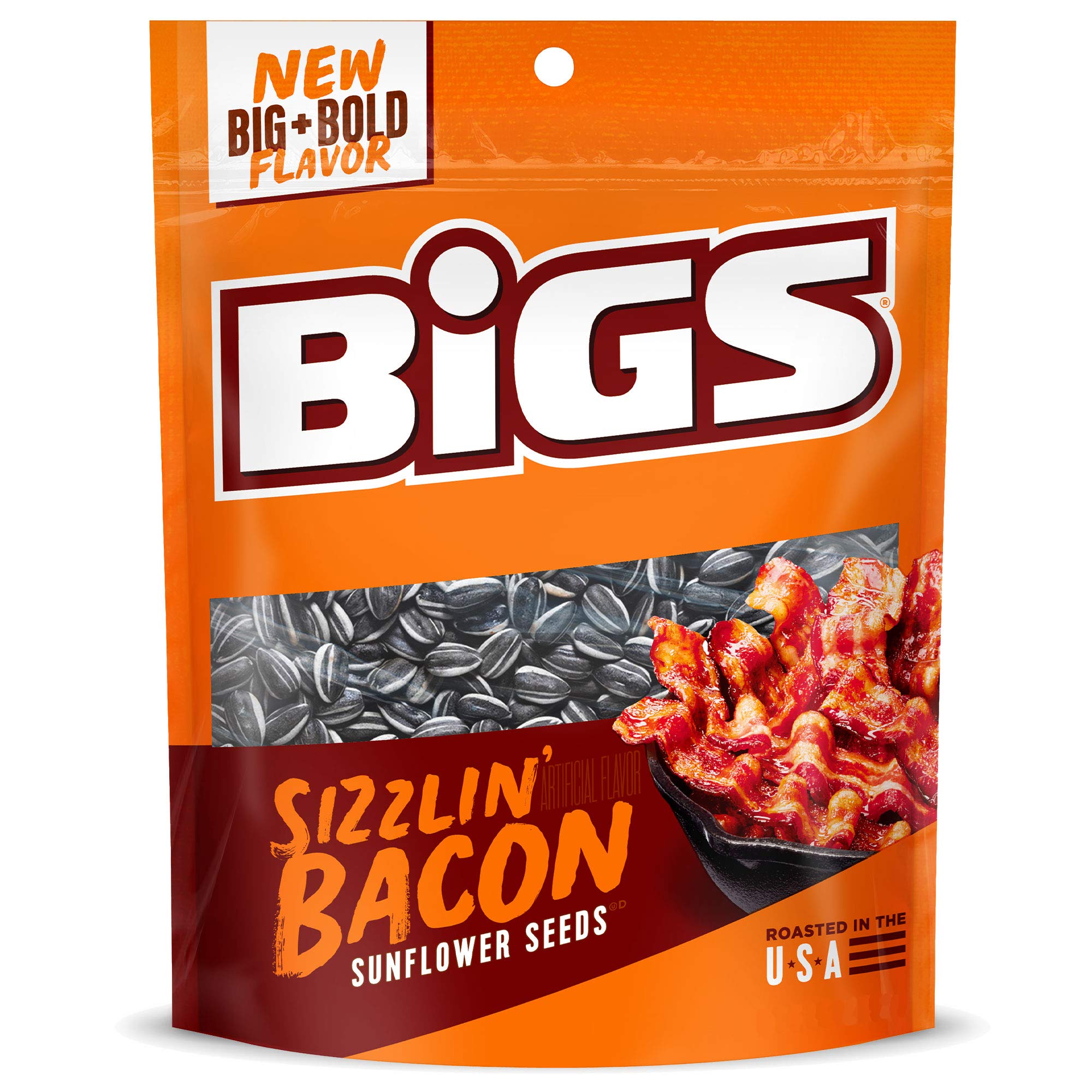 Keto Friendly Snack BIGS Sizzlin' Bacon Sunflower Seeds, Low Carb Lifestyle, Ideal for Health-conscious Consumers
| BIG